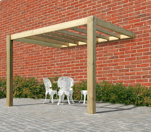 Timber frame lean - frame, x