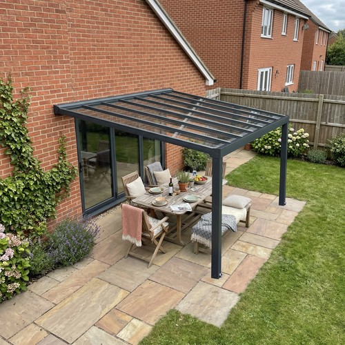 Lean veranda pergola - to,
