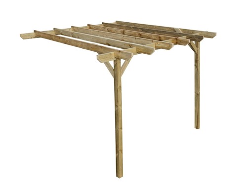 Gazebo pergola wooden - wooden, decking