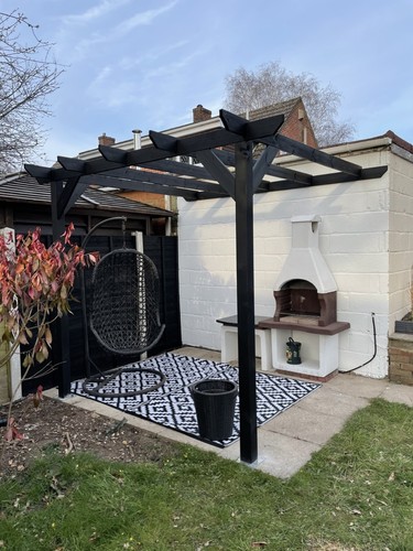 Wood timber garden patio - garden,