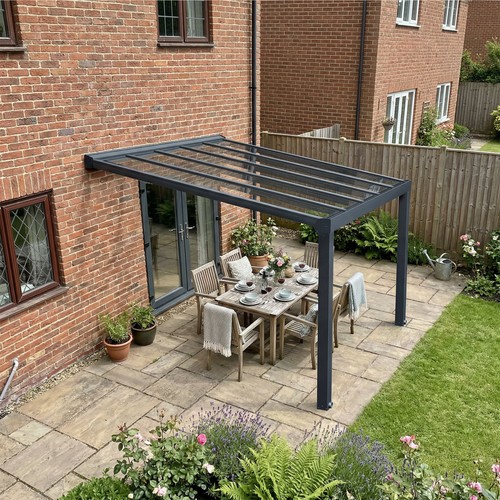 Lean veranda pergola - to,