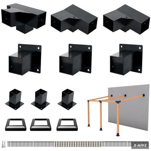 Pcs iron pergola brackets - 6,