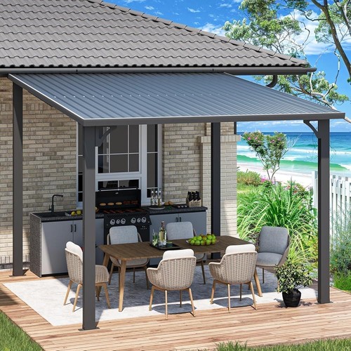 3x3 lean gazebo outdoor - 3x3,