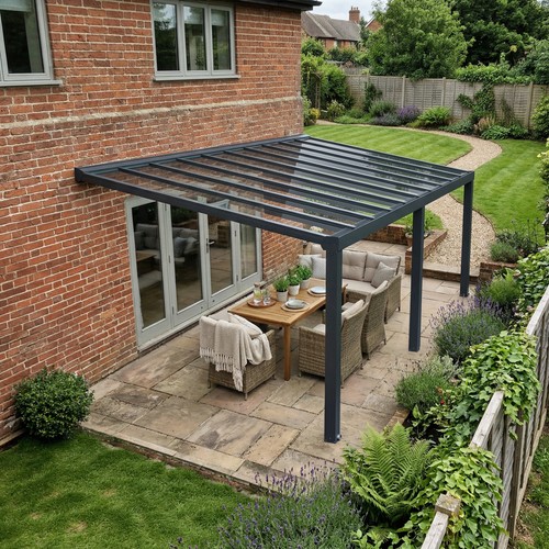 Lean veranda pergola - lean, to
