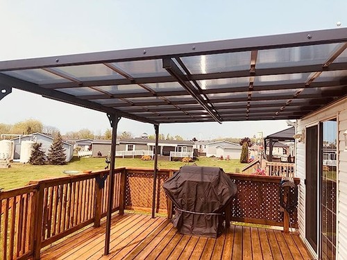 Wall mounted pergola - mounted, outdoor