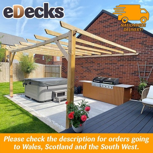 Lean car port pergola - port,