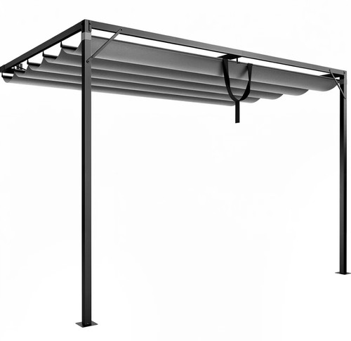 2x3m metal lean gazebo with - metal,