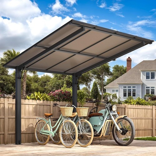 Hardtop lean gazebo - hardtop,