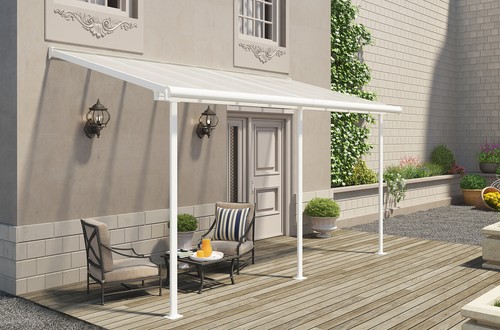 Lean veranda pergola - to,
