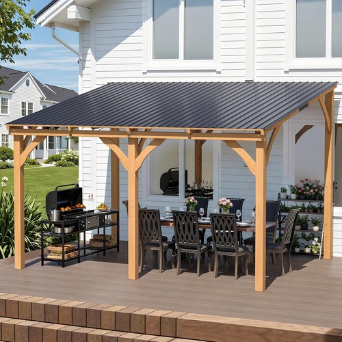3x3 65m lean hardtop gazebo - hardtop,